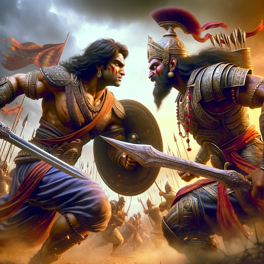 Altercation between Lakshmana and Indrajit